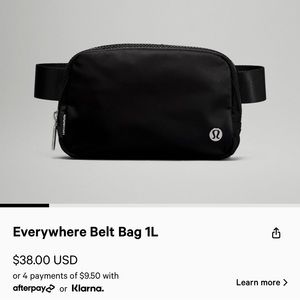 Lululemon 1L Everywhere Bag - black